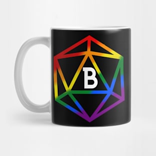 Bisexual Pride Rainbow Dice Mug